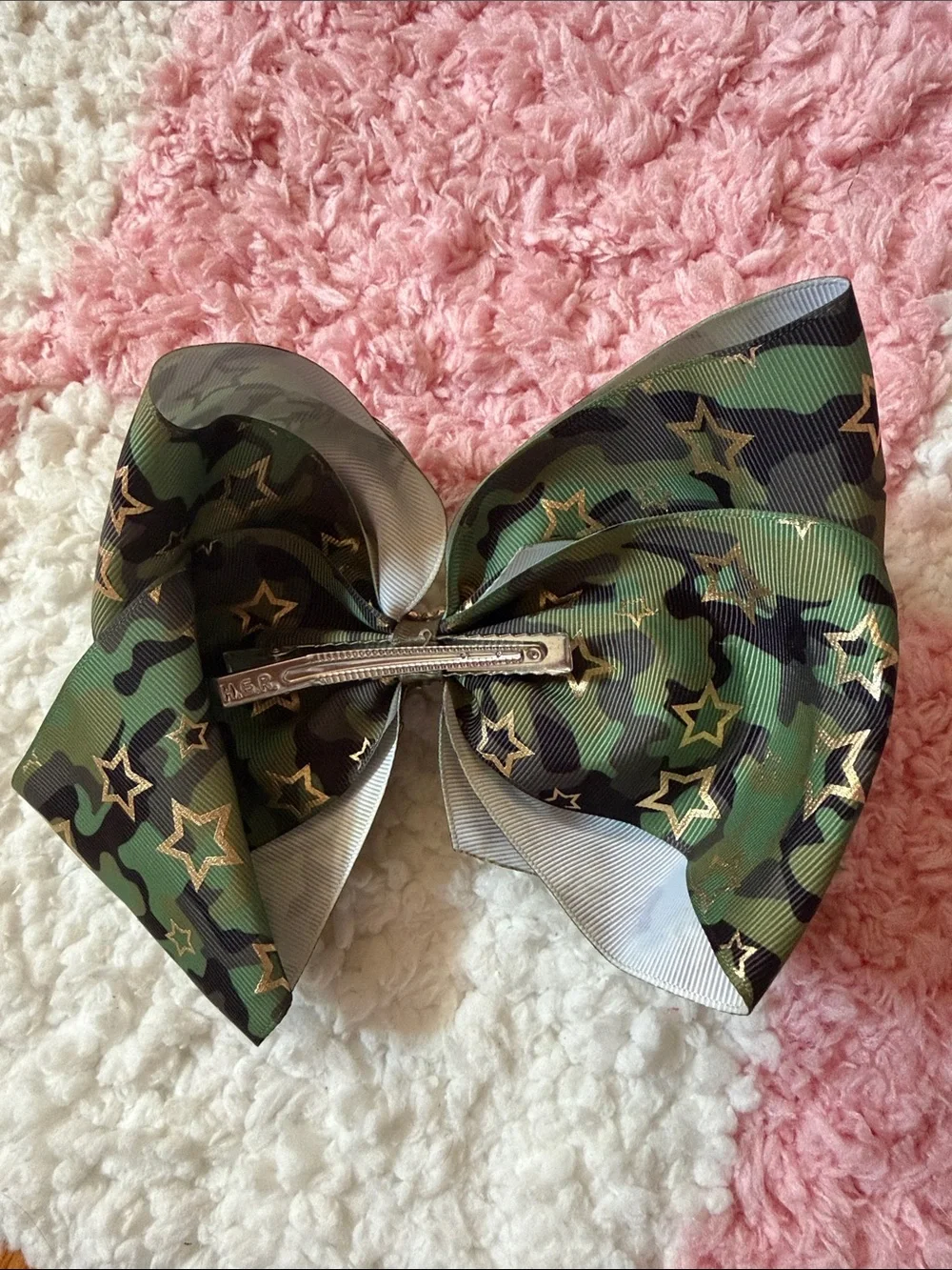 Assorted Girls' Hair Bows - Pink, Black, Green, White, Multicolor